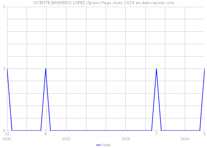 VICENTE BARREIRO LOPEZ (Spain) Page visits 2024 