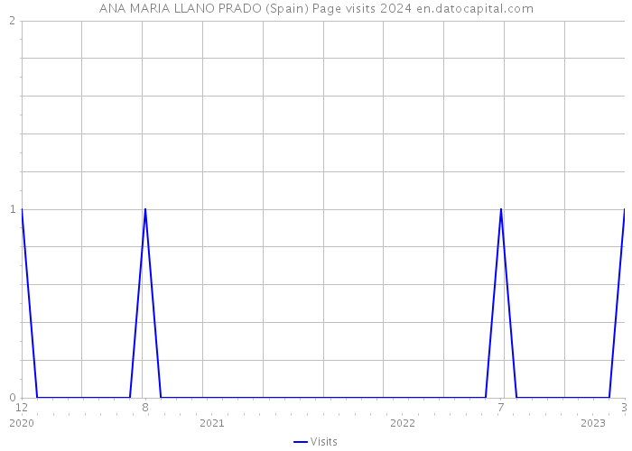 ANA MARIA LLANO PRADO (Spain) Page visits 2024 