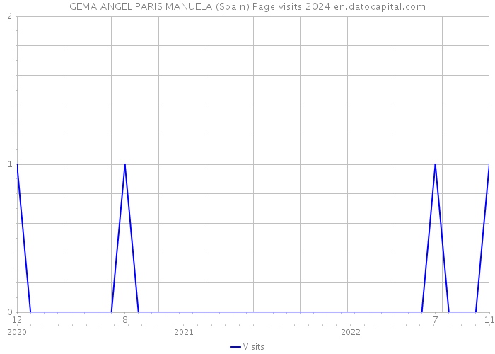GEMA ANGEL PARIS MANUELA (Spain) Page visits 2024 