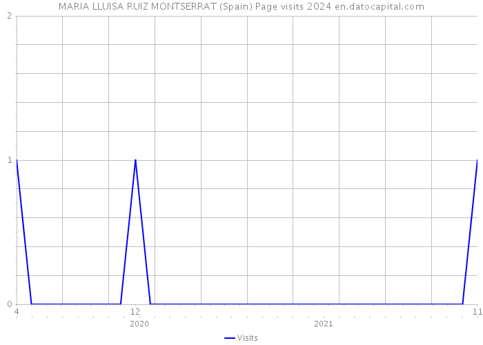 MARIA LLUISA RUIZ MONTSERRAT (Spain) Page visits 2024 