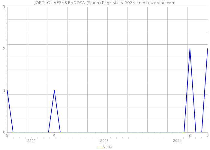 JORDI OLIVERAS BADOSA (Spain) Page visits 2024 