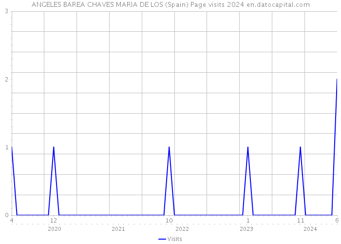 ANGELES BAREA CHAVES MARIA DE LOS (Spain) Page visits 2024 