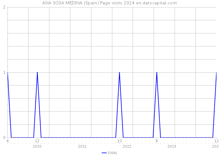 ANA SOSA MEDINA (Spain) Page visits 2024 