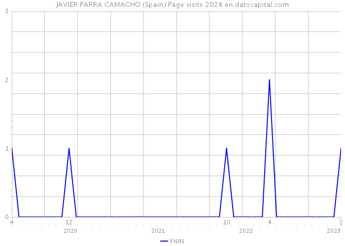 JAVIER PARRA CAMACHO (Spain) Page visits 2024 