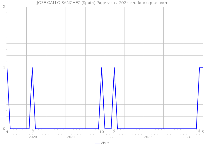 JOSE GALLO SANCHEZ (Spain) Page visits 2024 