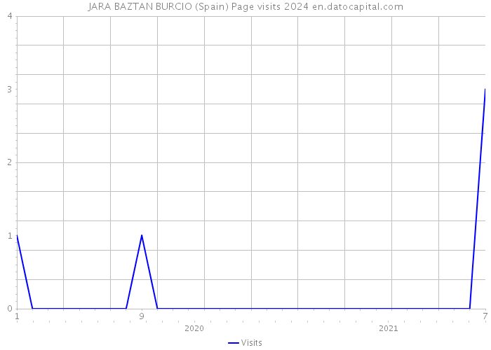JARA BAZTAN BURCIO (Spain) Page visits 2024 