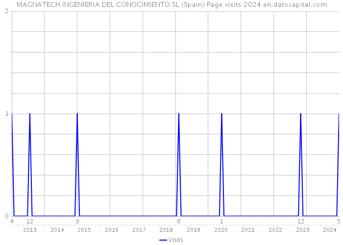 MAGNATECH INGENIERIA DEL CONOCIMIENTO SL (Spain) Page visits 2024 