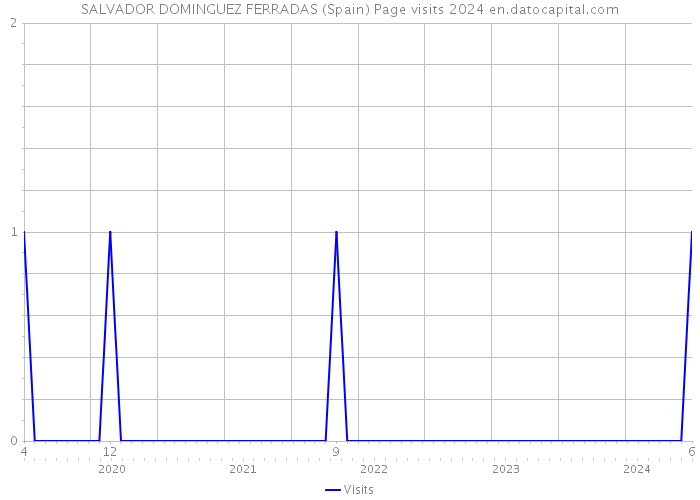 SALVADOR DOMINGUEZ FERRADAS (Spain) Page visits 2024 