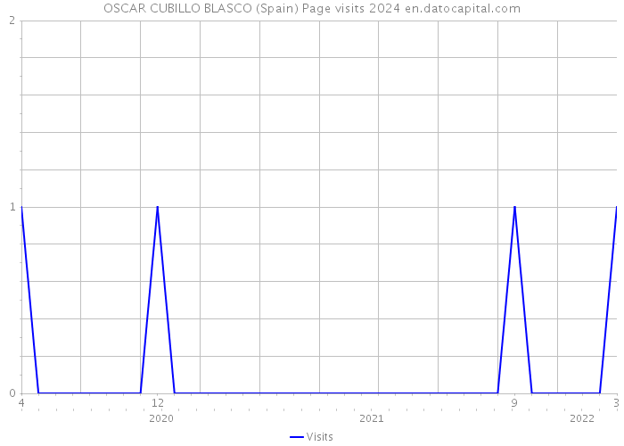 OSCAR CUBILLO BLASCO (Spain) Page visits 2024 