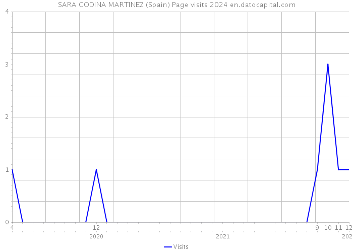 SARA CODINA MARTINEZ (Spain) Page visits 2024 