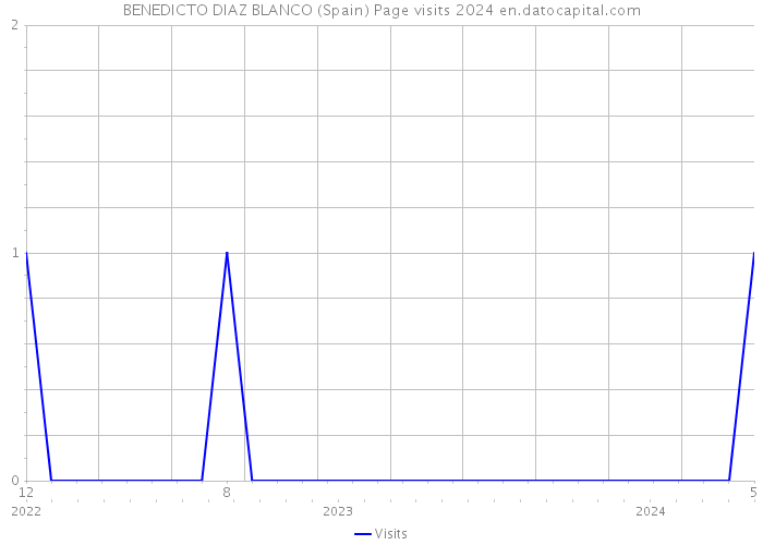 BENEDICTO DIAZ BLANCO (Spain) Page visits 2024 