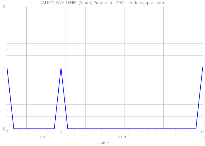 KALMYKOVA NINEL (Spain) Page visits 2024 