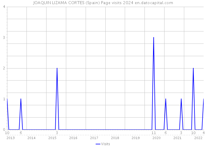 JOAQUIN LIZAMA CORTES (Spain) Page visits 2024 