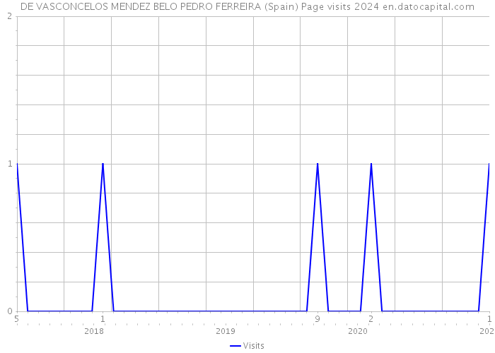DE VASCONCELOS MENDEZ BELO PEDRO FERREIRA (Spain) Page visits 2024 