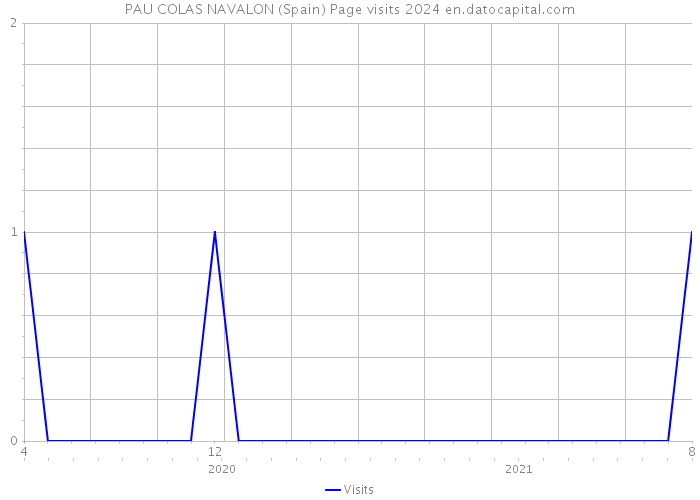 PAU COLAS NAVALON (Spain) Page visits 2024 