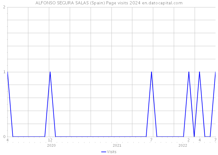 ALFONSO SEGURA SALAS (Spain) Page visits 2024 