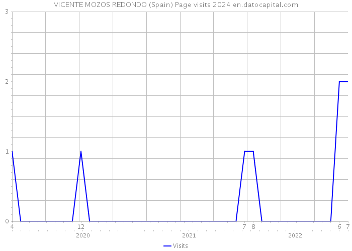 VICENTE MOZOS REDONDO (Spain) Page visits 2024 