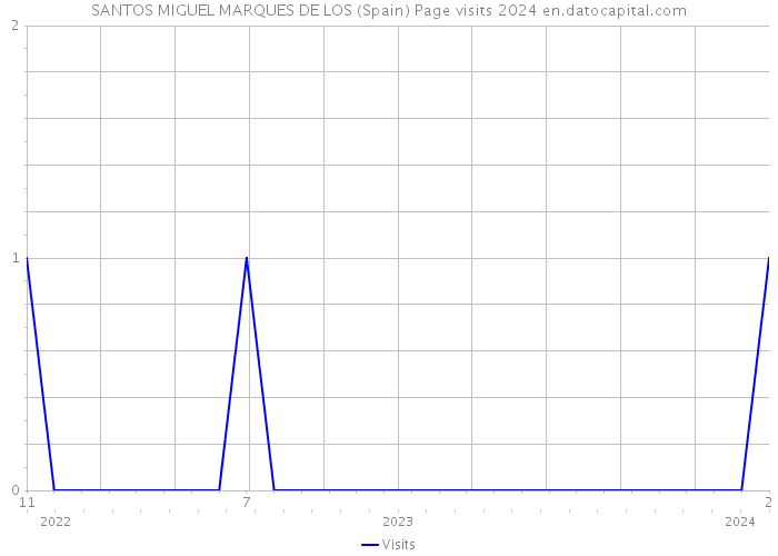 SANTOS MIGUEL MARQUES DE LOS (Spain) Page visits 2024 