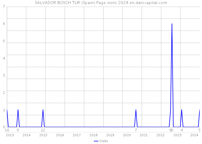SALVADOR BOSCH TUR (Spain) Page visits 2024 