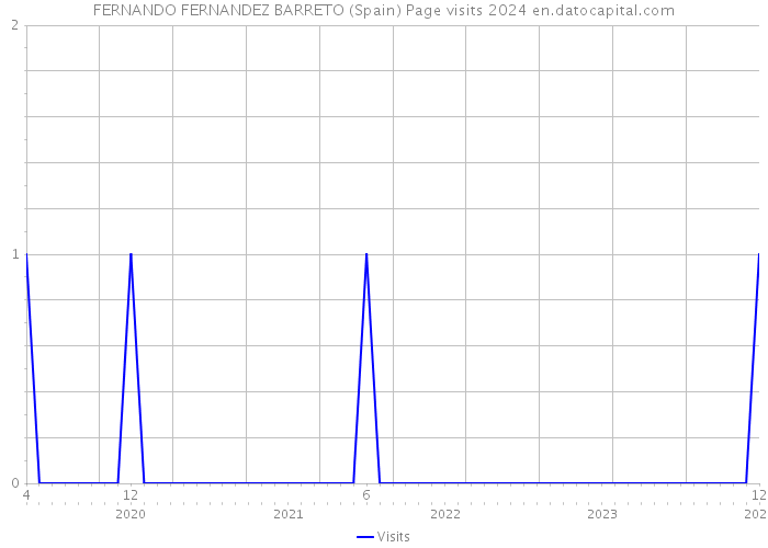 FERNANDO FERNANDEZ BARRETO (Spain) Page visits 2024 