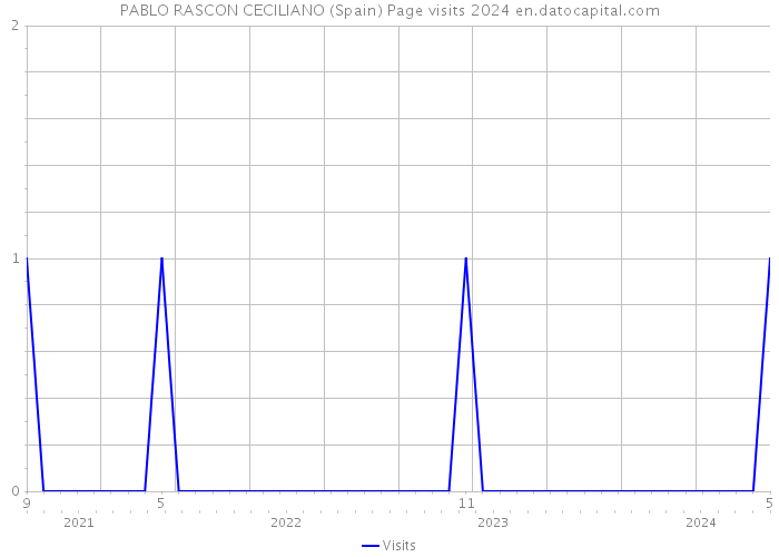 PABLO RASCON CECILIANO (Spain) Page visits 2024 