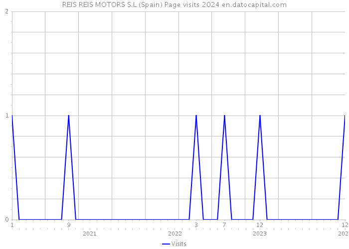 REIS REIS MOTORS S.L (Spain) Page visits 2024 
