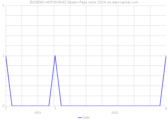 EUGENIO ANTON RUIZ (Spain) Page visits 2024 