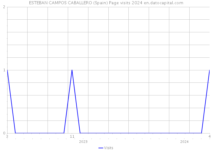 ESTEBAN CAMPOS CABALLERO (Spain) Page visits 2024 