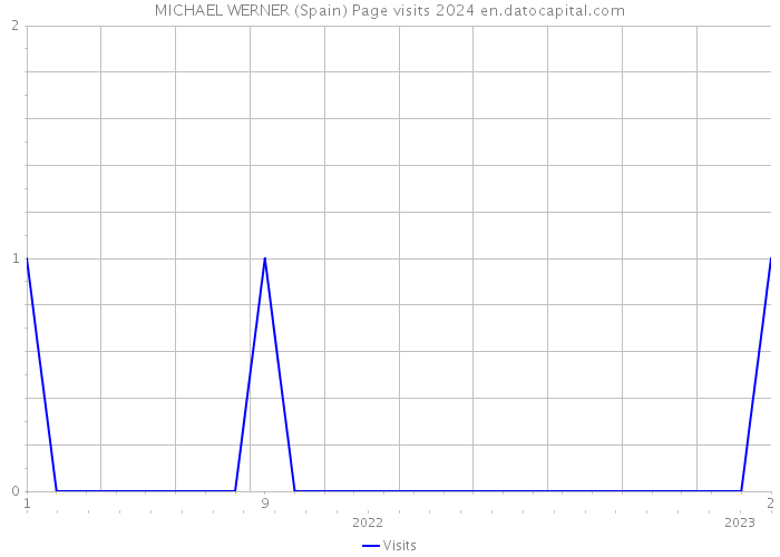MICHAEL WERNER (Spain) Page visits 2024 