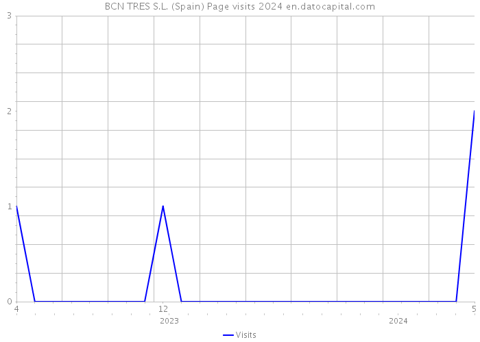 BCN TRES S.L. (Spain) Page visits 2024 