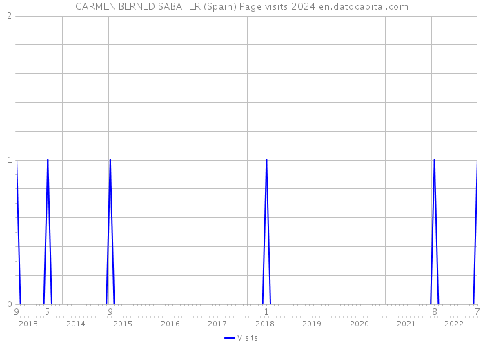 CARMEN BERNED SABATER (Spain) Page visits 2024 