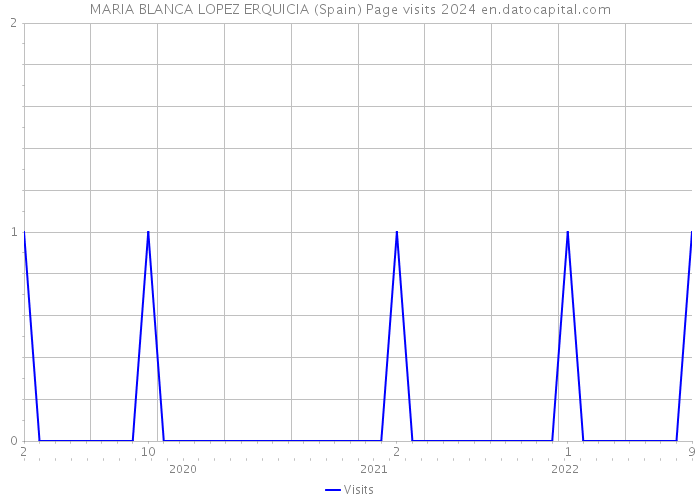 MARIA BLANCA LOPEZ ERQUICIA (Spain) Page visits 2024 