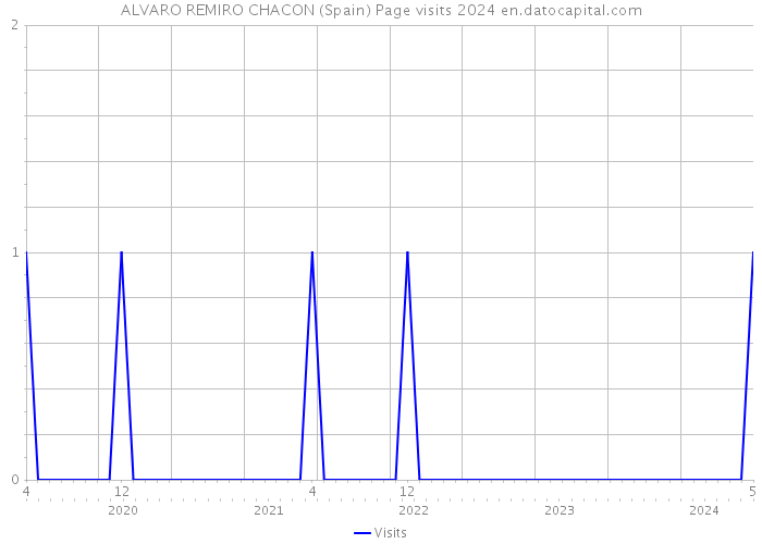 ALVARO REMIRO CHACON (Spain) Page visits 2024 