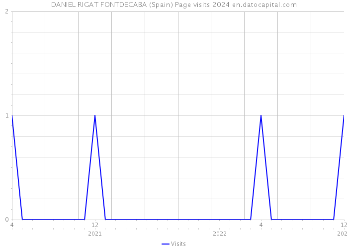 DANIEL RIGAT FONTDECABA (Spain) Page visits 2024 