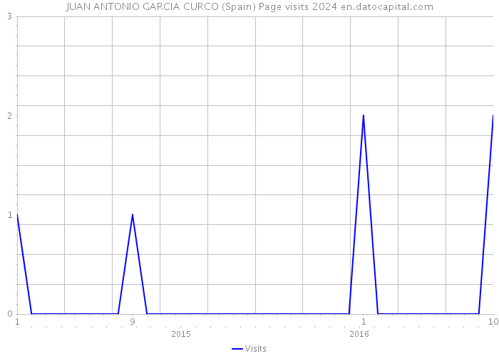 JUAN ANTONIO GARCIA CURCO (Spain) Page visits 2024 