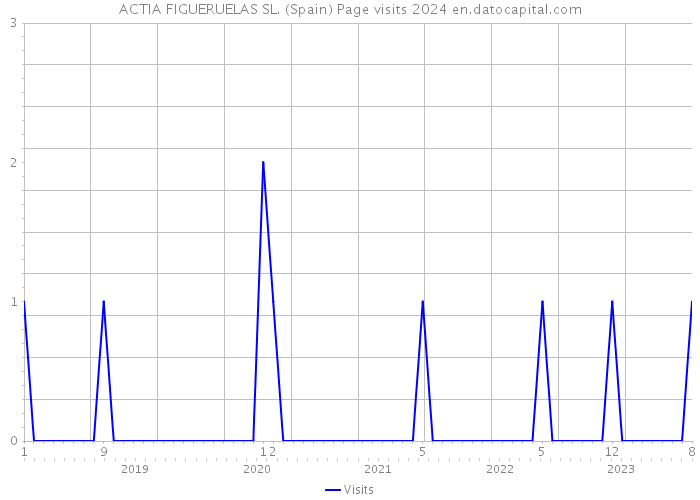 ACTIA FIGUERUELAS SL. (Spain) Page visits 2024 