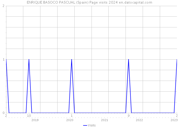 ENRIQUE BASOCO PASCUAL (Spain) Page visits 2024 