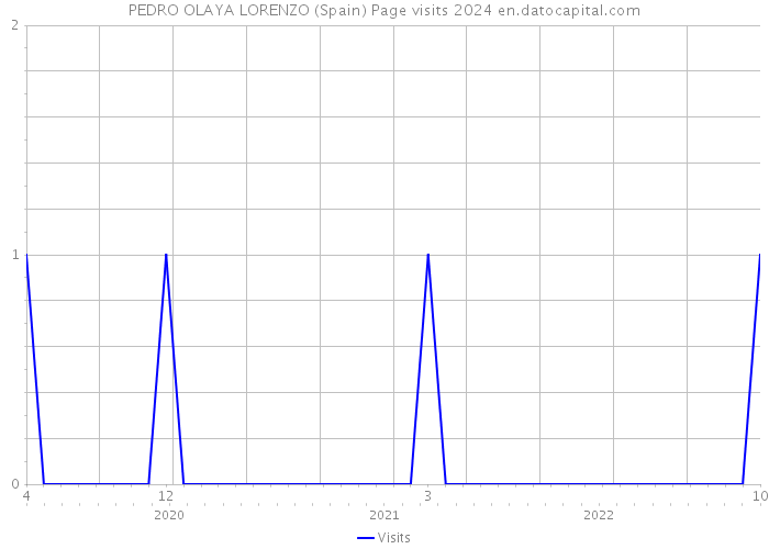 PEDRO OLAYA LORENZO (Spain) Page visits 2024 