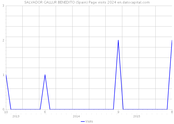 SALVADOR GALLUR BENEDITO (Spain) Page visits 2024 
