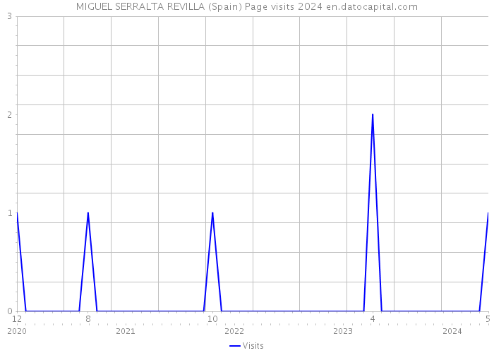 MIGUEL SERRALTA REVILLA (Spain) Page visits 2024 