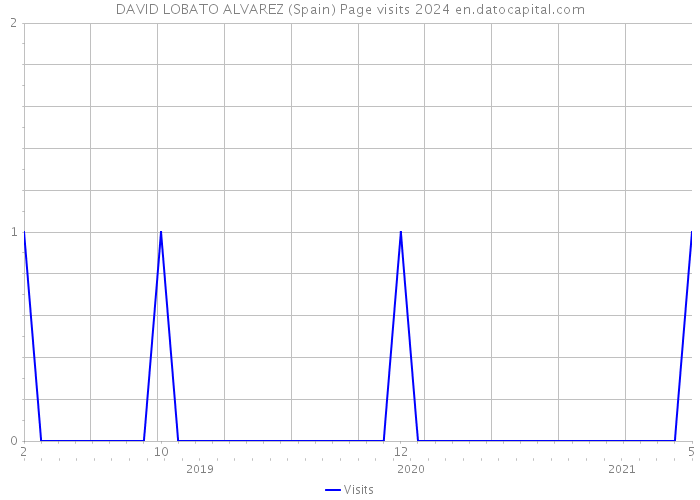 DAVID LOBATO ALVAREZ (Spain) Page visits 2024 