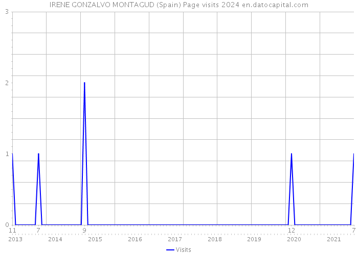 IRENE GONZALVO MONTAGUD (Spain) Page visits 2024 