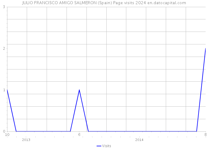 JULIO FRANCISCO AMIGO SALMERON (Spain) Page visits 2024 