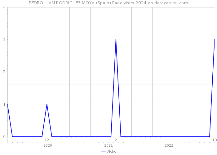 PEDRO JUAN RODRIGUEZ MOYA (Spain) Page visits 2024 