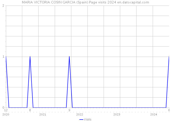 MARIA VICTORIA COSIN GARCIA (Spain) Page visits 2024 