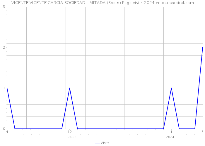 VICENTE VICENTE GARCIA SOCIEDAD LIMITADA (Spain) Page visits 2024 