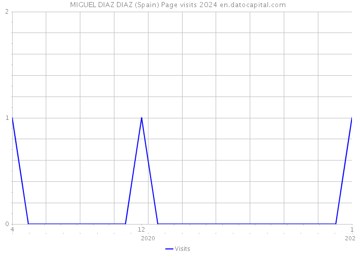 MIGUEL DIAZ DIAZ (Spain) Page visits 2024 