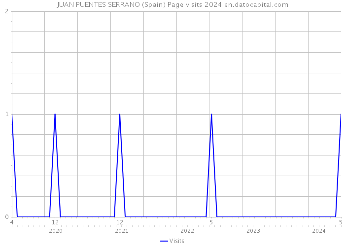 JUAN PUENTES SERRANO (Spain) Page visits 2024 