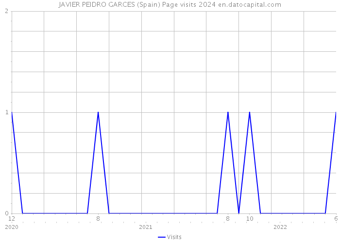 JAVIER PEIDRO GARCES (Spain) Page visits 2024 