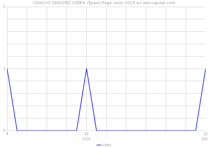 IGNACIO SANCHEZ USERA (Spain) Page visits 2024 